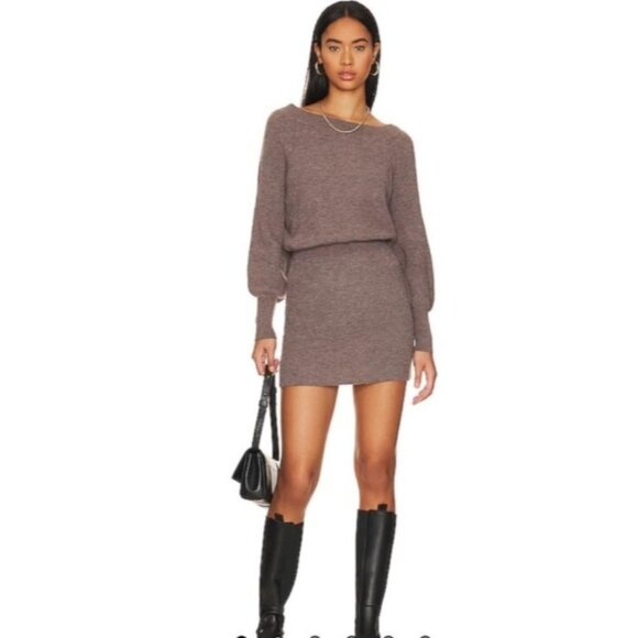 Reina Knit Dress in Dusty Mauve Stitches & Stripes Size XS - Picture 1 of 10